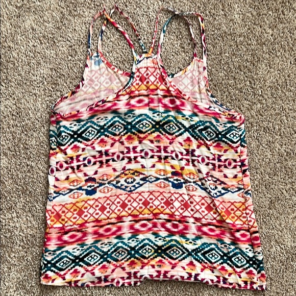 Colorful Patterned Women's Top - Picture 2 of 2